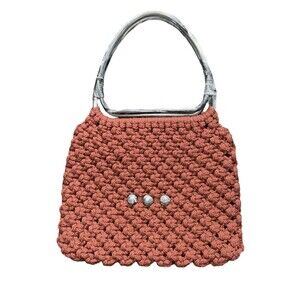 Vintage Macrame Purse Handmade